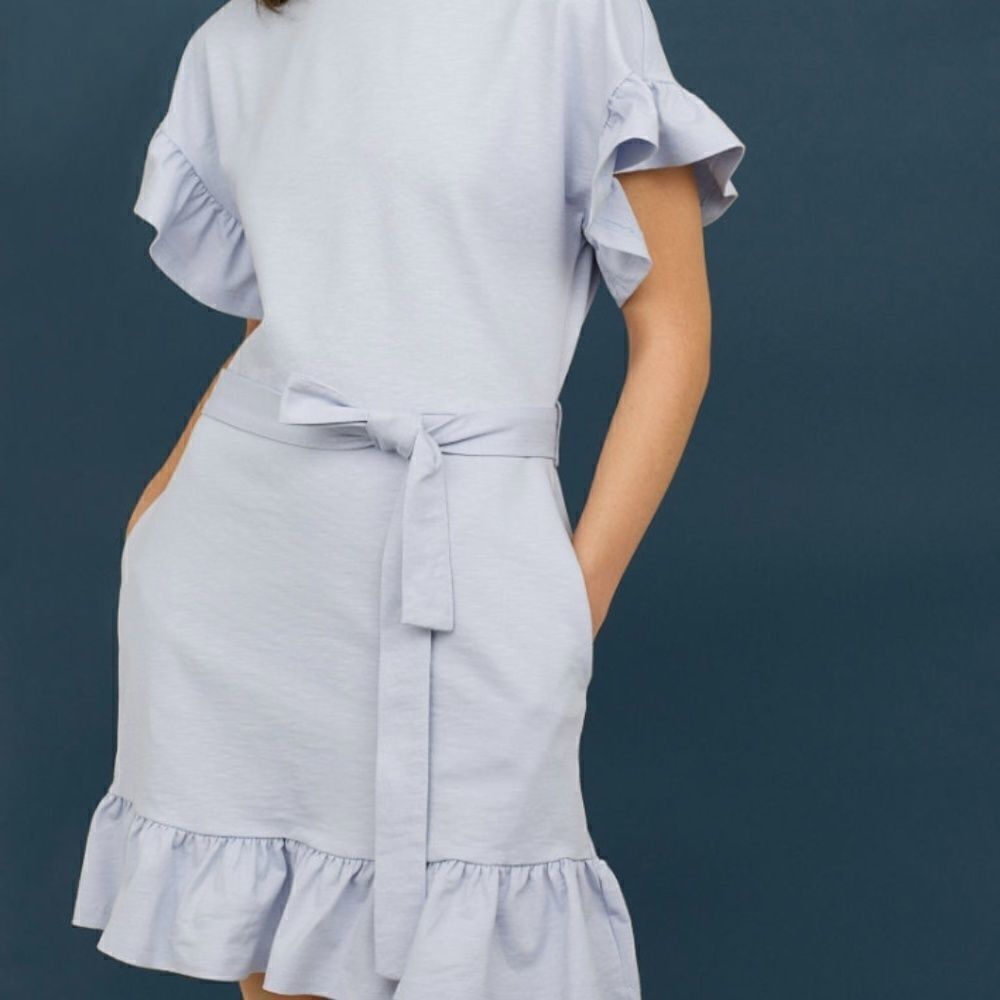 H&M Flounce Jersey Dress